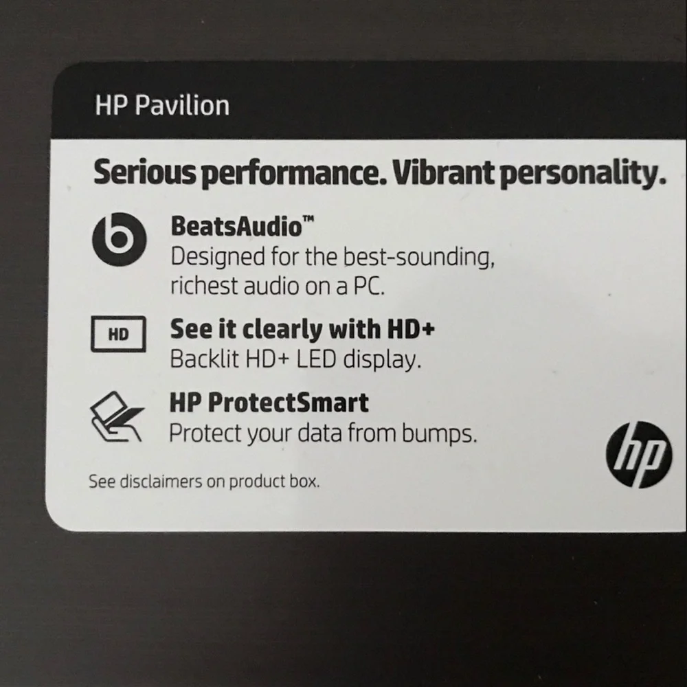 HP Pavilion ( Beats Audio ) Laptop